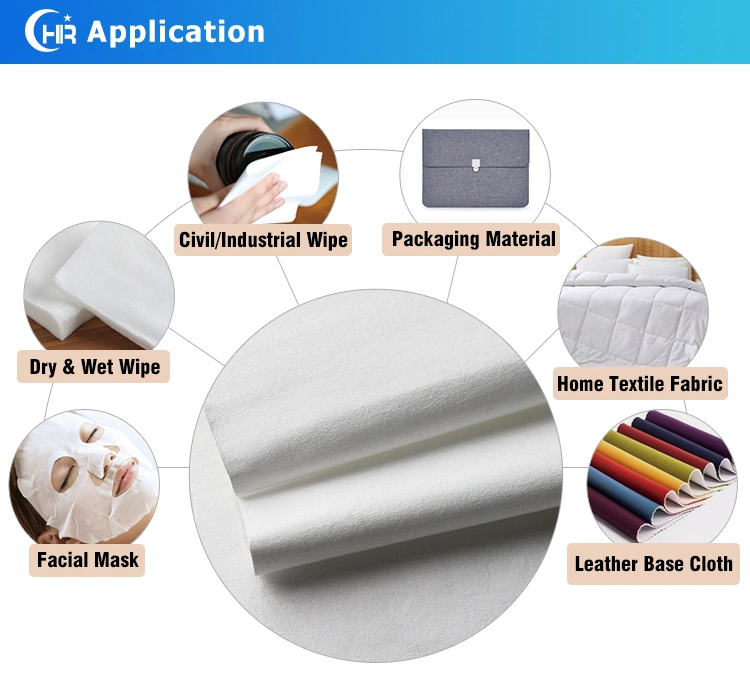Pure Physical Structure Without Any Coating and Chemical Reprocessing Microfiber Nonwoven Fabric