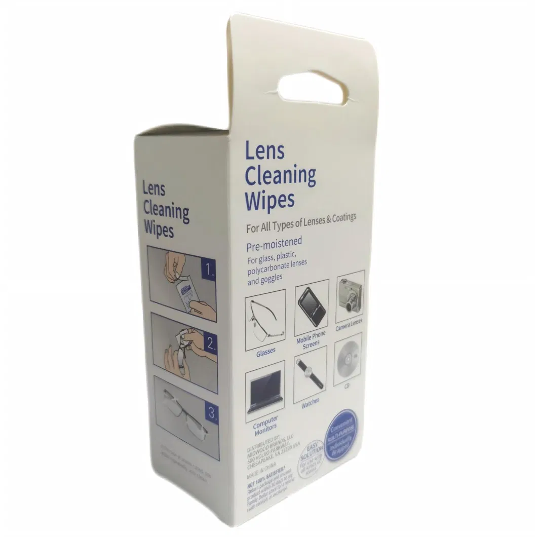 Glasses Cleaning Wet Wipes and Wet Dry Screen Cleaning Wipes