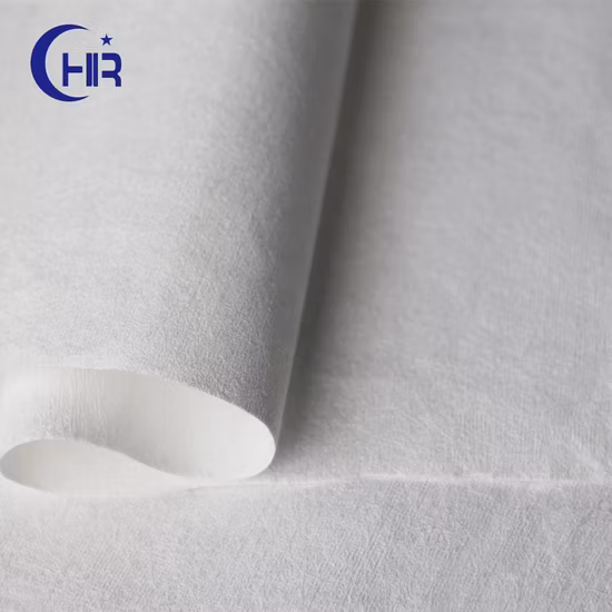 Pure Physical Structure Without Any Coating and Chemical Reprocessing Microfiber Nonwoven Fabric